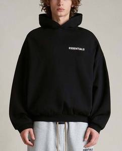 Prêt à l'emploi FW24 Automne Sweat-shirt et pantalon de survêtement en <span class=keywords><strong>molleton</strong></span> essentiel à motif lettres 80% Coton/20% Polyester 480 g/m² Coupe oversize Pull en laine peignée écologique - Product Image 2