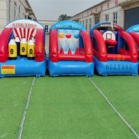 Piste de course gonflable durable pour karts et voitures RC Arène pour enfants Événements en plein air Location de fêtes