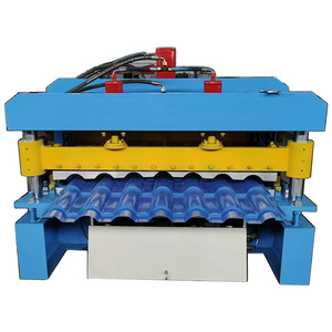 Techo de corte hidráulico y panel de pared que forma la máquina para hacer Tejas - Product Image 1