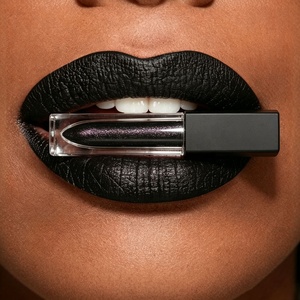 Lápiz Labial Líquido Brillante Negro Metálico de Marca Privada, Larga Duración, Mate, Resistente al Agua y a las Manchas, OEM - Product Image 1