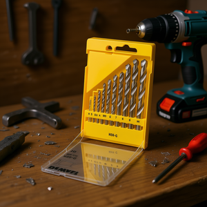 Jeu de forets HSS-G Din 338, 10 pièces en acier rapide pour métal, bois, plastique - Product Image 3