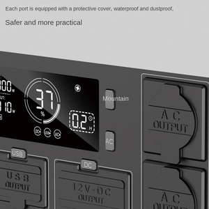 Centrale Électrique Portable d'Urgence Extérieure 2400W 2020Wh avec Batterie LiFePO4, Onduleur à Onde Sinusoïdale Pure Alimenté par Énergie Solaire et Stockage d'Énergie - Product Image 5