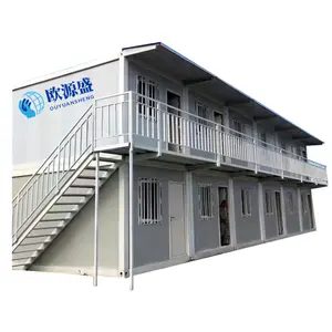 Hot Sale Maison Modular Moving Sandwich Panel Wall Dome Mobile 4寝室Prefabricated K House For Worker Dormitory