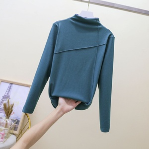 Donna inverno nuovo stile intimo termico maniche lunghe maglione <span class=keywords><strong>dolcevita</strong></span> delicato sulla pelle del corpo sottile - Product Image 5