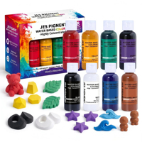 TIMESRUI Colorant liquide pigmenté ultra concentré à base d'eau, non toxique, pour Jesmonite, plâtre, résine aqueuse, ciment, béton