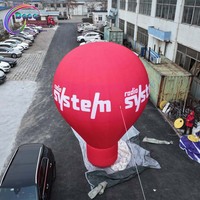 Modèle de montgolfière gonflable géante personnalisée pour les défilés de festivals et la décoration marketing en plein air