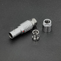 Connecteur circulaire métallique autobloquant FGG.0B.302 série 0B à 2 broches, type Push-Pull, FGG.0B.302.CLAD52