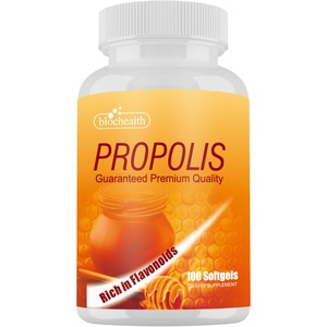 Capsules d'extrait de <span class=keywords><strong>propolis</strong></span> d'abeille naturel brut OEM 1000mg 5:1 Compléments alimentaires Capsule de <span class=keywords><strong>propolis</strong></span> d'abeille chinoise - Product Image 1
