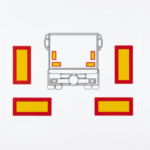 Nuevo COS.PEL. Kit de Cuatro Paneles para Remolque - Repuestos, Accesorios y Señales - Product Image 1