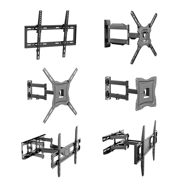 NBJOHSON Swivel TV Wall Mount Bracket Metal LCD Flat Panel Plasma TV Mount Heavy Duty