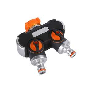 Robinet de jardinage en métal à double entrée et double sortie, connecteur déviateur fileté 3/4 1/2, adaptateur de tuyau d'arrosage - Product Image 3
