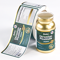 Etiquetas Personalizadas, Etiquetas Adhesivas, Etiquetas para Botellas, Etiquetas de Papel Vinílico Impermeables para Botellas, Productos para la Salud