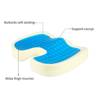 Lianda haute densité voiture refroidissement Gel coussin de siège mousse à mémoire chaise de bureau ergonomique coussin de siège confortable