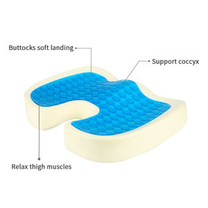 Lianda High Density Auto kühlung <span class=keywords><strong>Gel</strong></span> Sitzkissen Memory Foam Ergonomischer Bürostuhl Bequemes Sitzkissen - Product Image 4