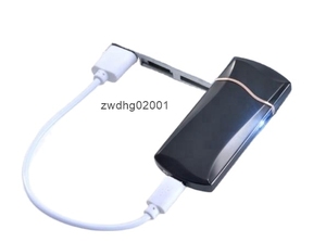 F7 Toque el sensor electrónico inteligente de huellas dactilares para cargar contra el viento Encendedor de cigarrillos USB - Product Image 2