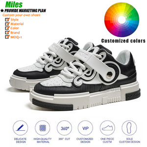 Tùy chỉnh văn hóa đường phố thấp-top Skate giày thiết kế phong cách mới của người đàn ông tùy chỉnh giày chất lượng cao da nền tảng giày thường - Product Image 3