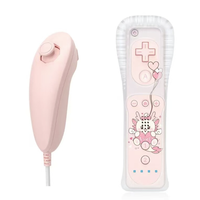 Contrôleur 2 en 1 + Nunchuk pour les jeux Nintendo Wii Télécommande sans fil