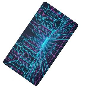 Tapis de jeu TCG <span class=keywords><strong>Cyberpunk</strong></span> Neon Premium, sublimation haute définition, tapis de jeu antidérapant en caoutchouc pour les joueurs d'e-sport - Product Image 1