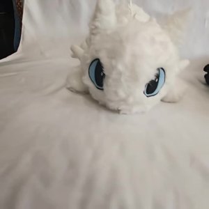 Joli petit <span class=keywords><strong>dragon</strong></span> sans dents, Furie nocturne, Furie blanche, peluche, jouet en peluche de dessin animé transfrontalier, nouveau jouet en peluche - Product Image 1