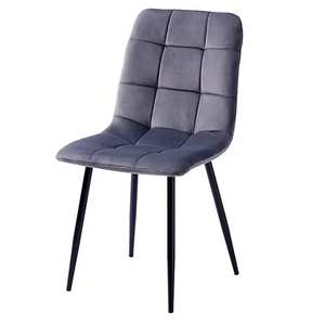 Luxury Home Furniture Metal Legs High Back Leisure Colors <b>Velvet</b> <b>Chairs</b> for Dining Room - Product Image 5