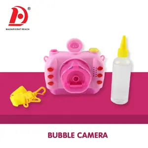 HUADA-máquina sopladora de burbujas de plástico para niños, juguete pequeño para hacer burbujas de aire y jabón, 2021 B/O
