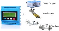 Medidor de Flujo Ultrasónico Digital Modular TUF-2000M, Transductor TS-2 TM-1 TL-1 Opcional, Rango de Medición DN15-6000mm, Medidor de Velocidad del Agua