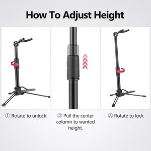 Soporte plegable para instrumento <span class=keywords><strong>de</strong></span> viento Digital, ajustable, <span class=keywords><strong>de</strong></span> <span class=keywords><strong>Metal</strong></span>, para aerófono, instrumento Musical - Product Image 2