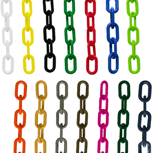 Traffic Work Site <strong>Safety</strong> <strong>Barrier</strong> Warning Plastic Chain for Traffic Cone - Product Image 2