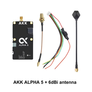5.8GHz 4990-5945MHz AKK Alpha5 5W VTX FPV 无人机配件视频发射器 25mW/1000mW/2000mW/3000mW/5000mW 80通道低延迟 - Product Image 4
