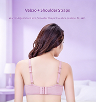 Appareil de massage vibrant à basse pression auto-guiderable pour la zone thoracique et le bien-être des tissus mammaires favorisant la circulation sanguine