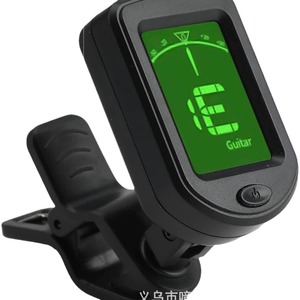 Accordeur électronique à clip numérique pour guitare, basse, ukulélé, avec écran vert et bouton d'alimentation - Product Image 3