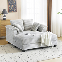 Huichen Home Single Click Clack Ausziehbares Schlafs ofa Modernes Cabrio-Einzels chlafsofa für Wohnzimmer mit Stauraum