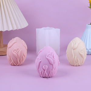 Molde de Silicona para Chocolate, Decoración de Pascua, Huevo, Flor, Rosa, Vela, Jabón Hecho <span class=keywords><strong>a</strong></span> Mano - Product Image 1