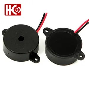 HPB2395 24*10 mm 12V DC 90 dB wire lead piezo alarms 3400Hz active piezoelectric electronic buzzer