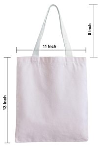 Bolsa de Lona Personalizada con Logotipo Impreso, Bolsa de Compras de Lona de Algodón en Blanco - Product Image 2