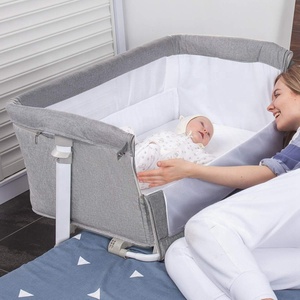 Mueble para recién nacido, mesita de noche, cama para bebé, minicámara de altura flexible, con caja de música - Product Image 4