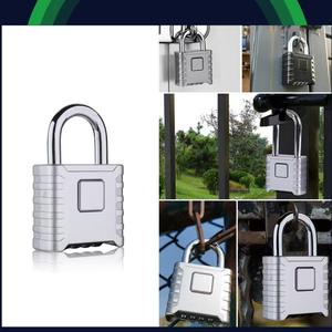 방수 IP67 스마트 자물쇠 아연 합금 야외 암호 잠금 트럭 창고 안뜰 게이트 지문 스마트 잠금 문 - Product Image 4