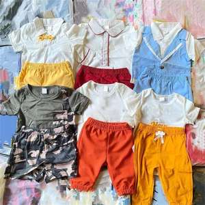 Vêtements pour bébés garçons et filles de 0 à 12 ans, vente chaude, stock neuf, costumes mixtes pour enfants, vêtements pour enfants, fournisseur en gros - Product Image 1
