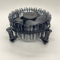 Refroidisseur de processeur de 12e génération, refroidissement par air LED, dissipateur thermique en cuivre et aluminium, LGA1700 RM1 RS1, ventilateur à broches, refroidissement efficace, boîtier d'ordinateur