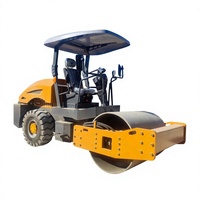 Compacteur vibrant à tambour unique hydraulique de 4 à 10 tonnes avec moteur Yanmar et système hydraulique Eaton