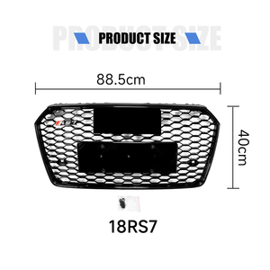 Trung Quốc nhà máy Trung Quốc 16-18 A7 S7 đen tổ ong lưới tản nhiệt cho xe 18 rs7 nướng với logo - Product Image 3