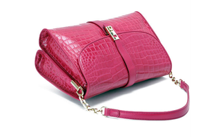 Borse a tracolla a tracolla da donna in stile moda 2022 borse in pelle goffrata coccodrillo <span class=keywords><strong>rosa</strong></span> caldo di lusso con prezzo all'ingrosso - Product Image 4