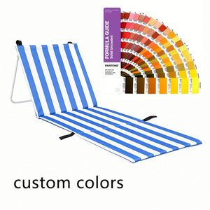 Coussin de sol portable avec logo personnalisé, fauteuil bas, canapé d'extérieur, tapis de plage léger et pliable - Product Image 4