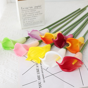 Lys Calla Artificiels en PU, 30cm-190cm, Haute Simulation, Décorations de Mariage et Maison, Style Branche - Product Image 1