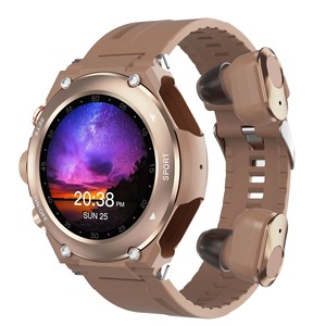 2-in-1 Sports Smart Watch and TWS Black Tech Easy Android Operation With Display TPU Band Round Smart Watch - Product Image 2