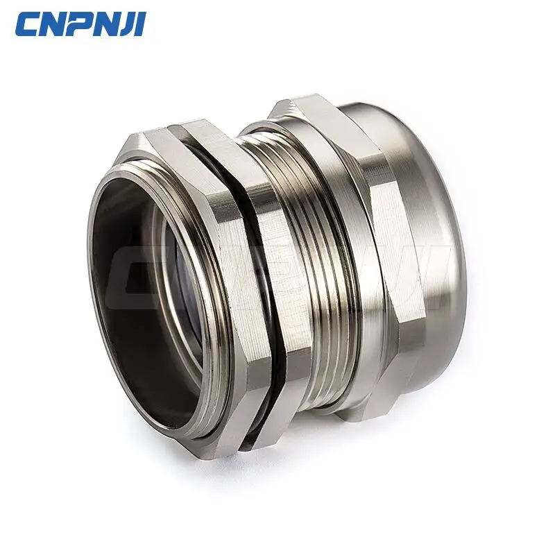 High Quality CE PG M G NPT Type Stainless Steel EMC Cable Gland for Automobile Charing Piles