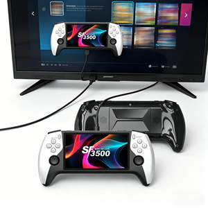 Consola de Juegos Portátil Original SF3500 de 5 Pulgadas FHD con Salida de TV, 64 GB, 20000 Juegos, Control Inalámbrico de 2.4G, Consola de Videojuegos Retro - Product Image 6