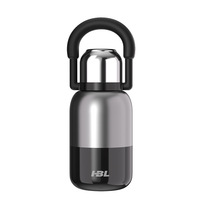 Thermos à vide moderne minimaliste à parois droites en acier inoxydable avec revêtement en titane, grande capacité, portable pour homme, idéal pour les voyages en extérieur