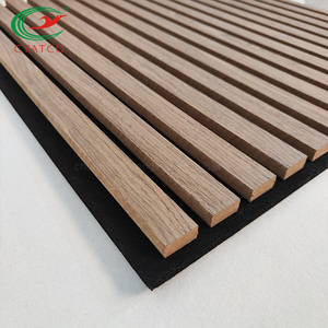Hochwertige Akupanel Holz latten platte Wand Akustik platte Akustische Decken fliesen Bass falle für Wand dekoration - Product Image 5