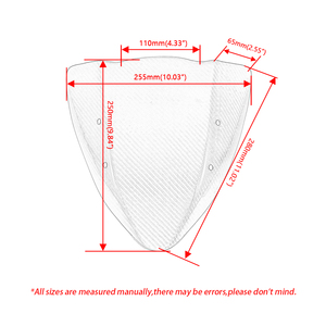 Accesorios para Motocicleta, Parabrisas de Fibra de Carbono Compatible con <span class=keywords><strong>Kawasaki</strong></span> <span class=keywords><strong>Z1000</strong></span> 2003 <span class=keywords><strong>2004</strong></span> 2005 2006 - Product Image 2